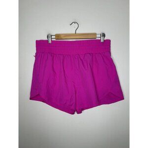 All in Motion Shorts Womens Pink Running Athletic Elastic Waist Pocket Large NWT